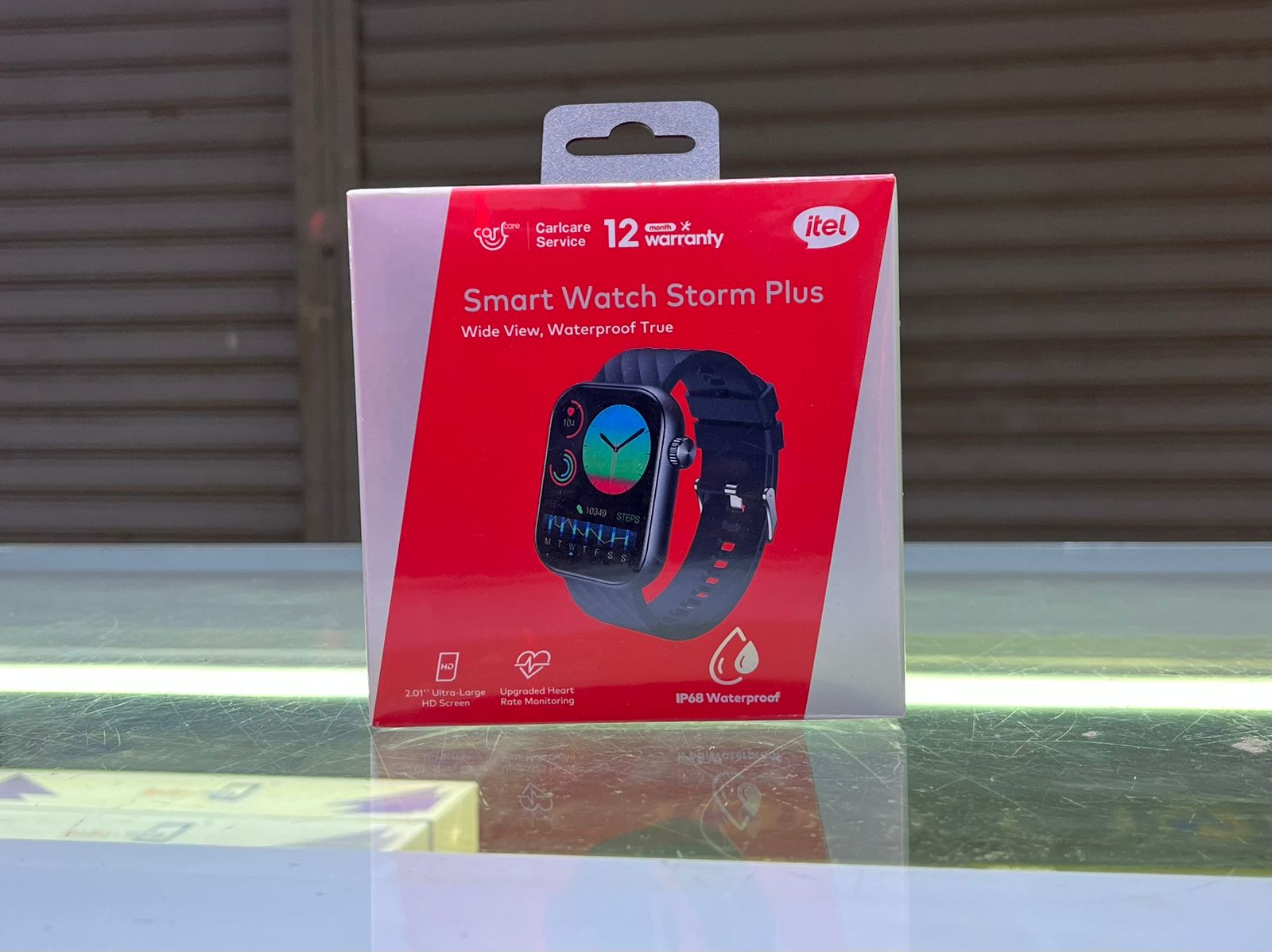 OFFER! OFFER! ITEL SMART WATCH STORM PLUS
WISE  VIEW 
WATER PROOF TRUE
UPGRADED HEART RATE MONITORING