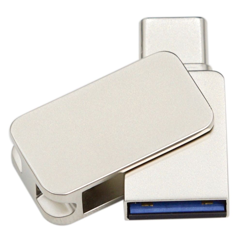 Dual USB Type C OTG and USB A 3.2 Flash Drive 64GB, 2 in 1 Thumb Drives USBC Memory Stick Data Srorage for Smartphone/Tablet/Laptop/Speaker
