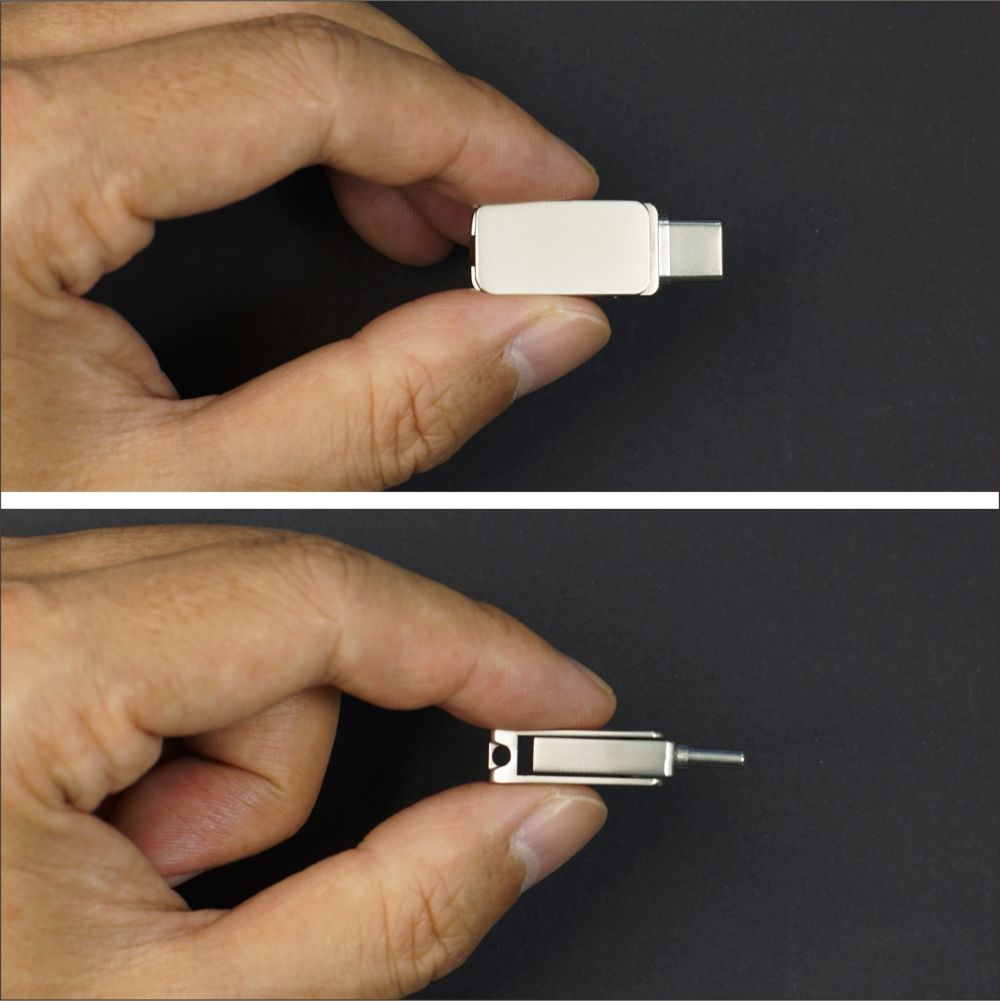 Dual USB Type C OTG and USB A 3.2 Flash Drive 64GB, 2 in 1 Thumb Drives USBC Memory Stick Data Srorage for Smartphone/Tablet/Laptop/Speaker