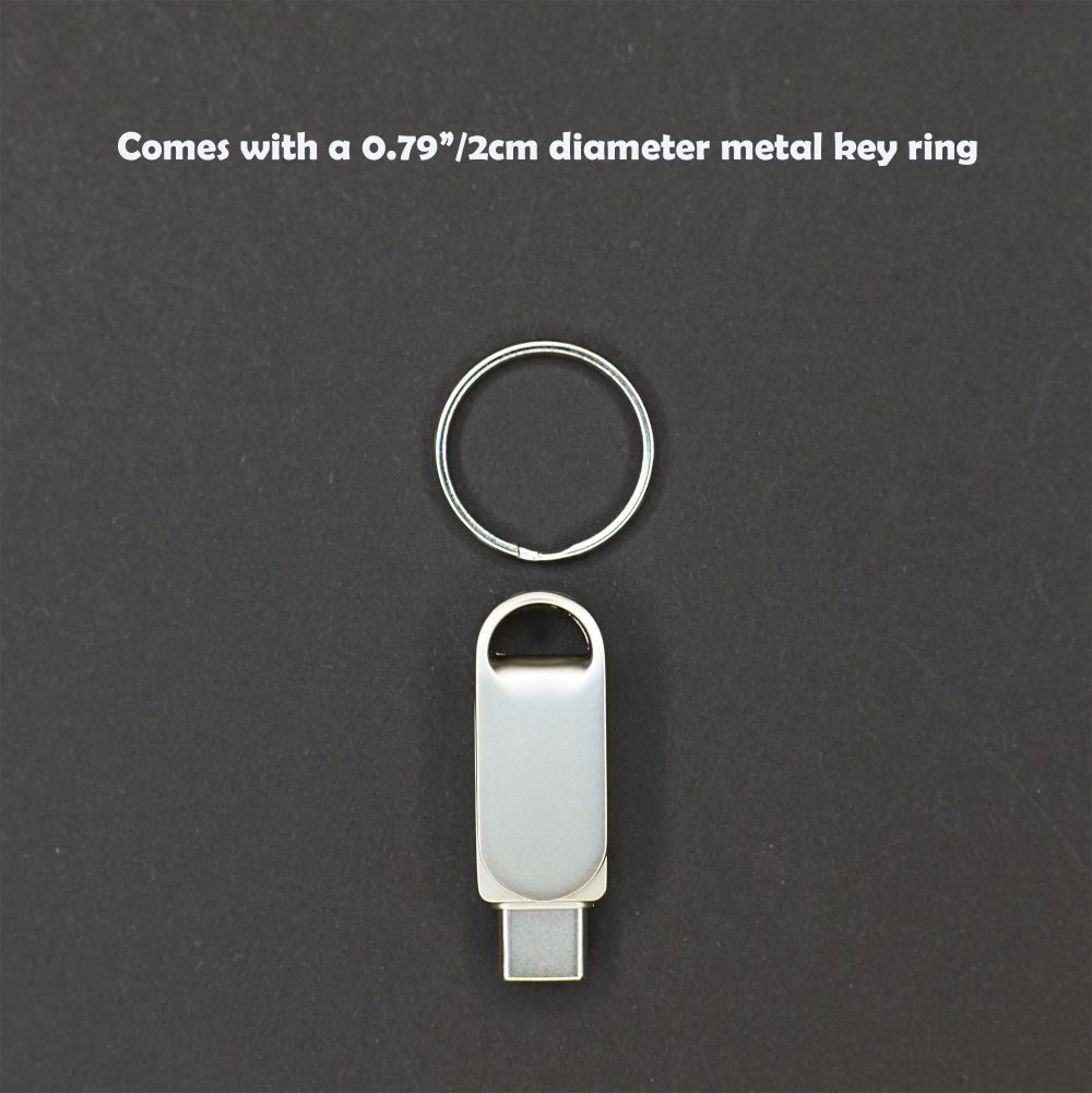 Dual Type C OTG and USB A 3.2 Flash Drive 64GB, 2 in 1 Thumb Drives USBC Memory Stick Data Srorage for Smartphone/Tablet/Laptop/Speaker