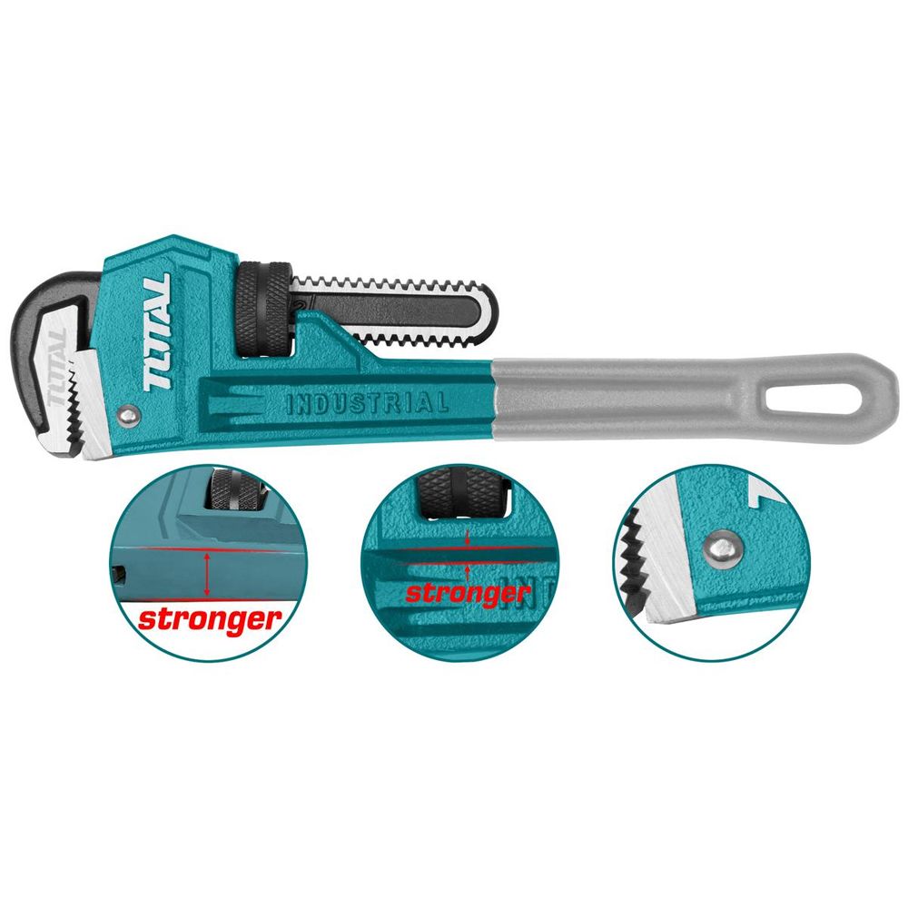 THT170806 Pipe wrench
Size:8"(200mm)
