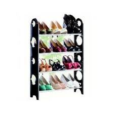 Fayaz Goodies 4 Layer Slant Bar Shoe Rack Home Doorway Sturdy Multilayer Dormitory Simple Shoe Cabinet Organizer Shoes Rack