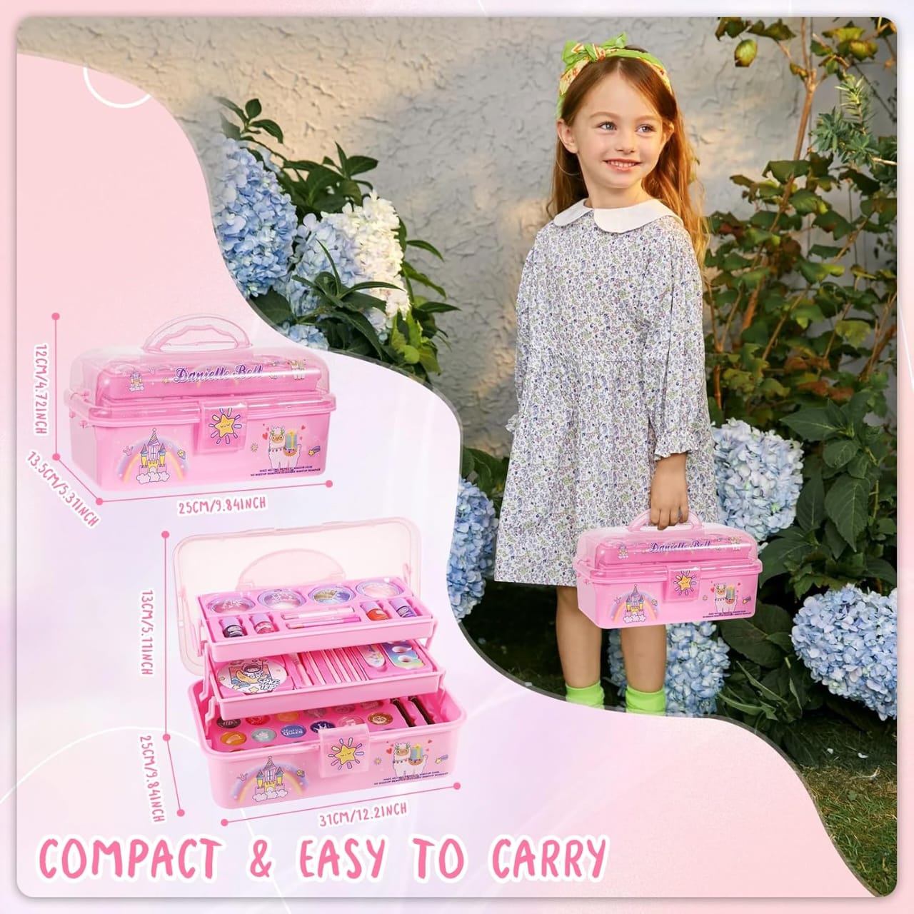 NEW & FUN!
Let your little one sparkle with the Kids Makeup Set – Safe, colorful, and playful!
✅ All-in-One Kit – Lip gloss, eyeshadow, blush & more.
✅ Non-Toxic & Washable – Safe for young skin.