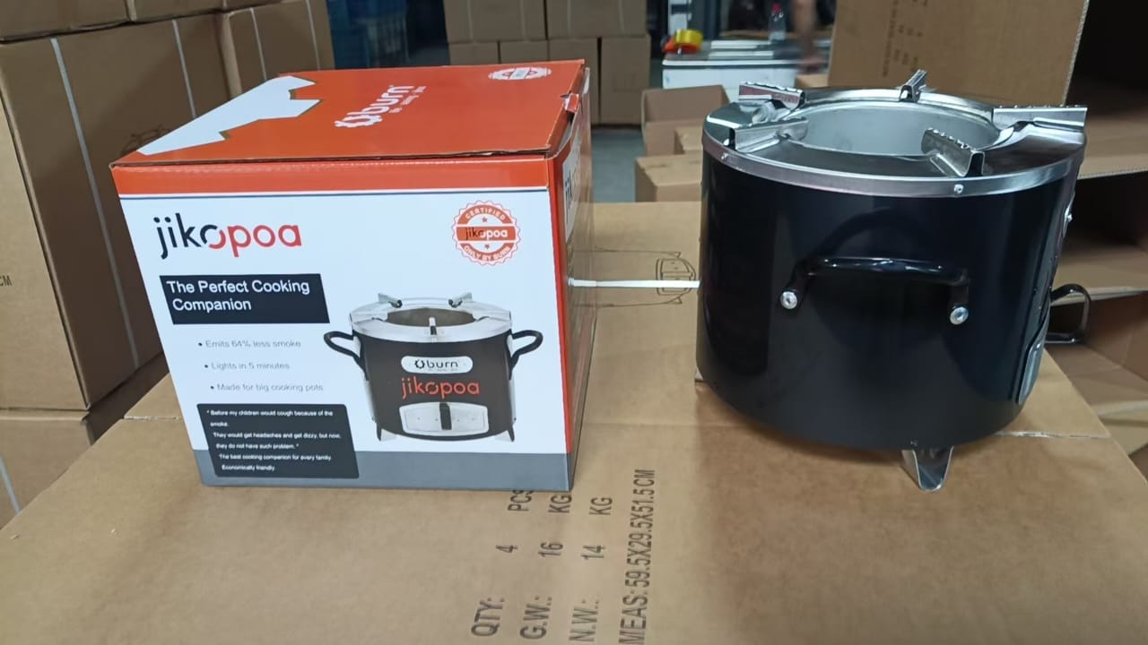 Large size big jiko poa
Dual ash tray for both ash removal and air flow adjustment
High temperature ceramic wool insulation
Heat Output high power 
High temPErature alloy combustion chamber and cone d