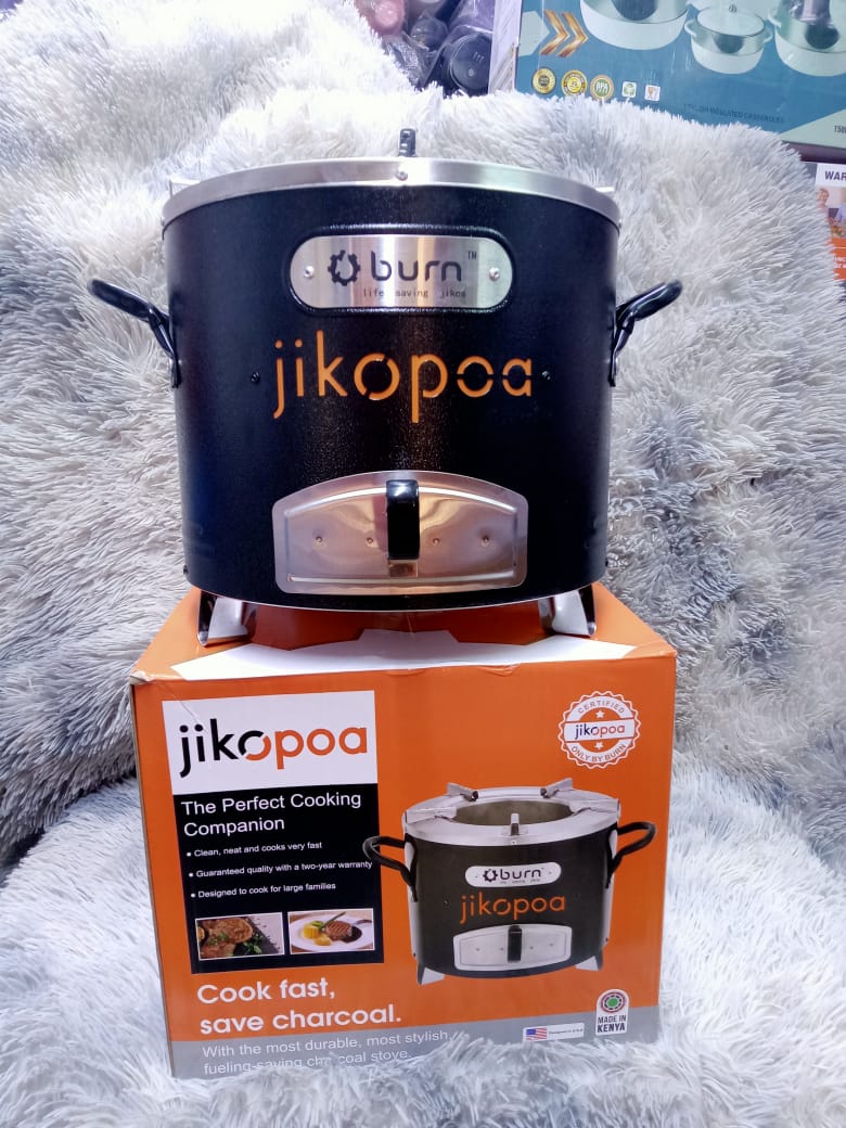 Large size big jiko poa
Dual ash tray for both ash removal and air flow adjustment
High temperature ceramic wool insulation
Heat Output high power 
High temPErature alloy combustion chamber and cone d