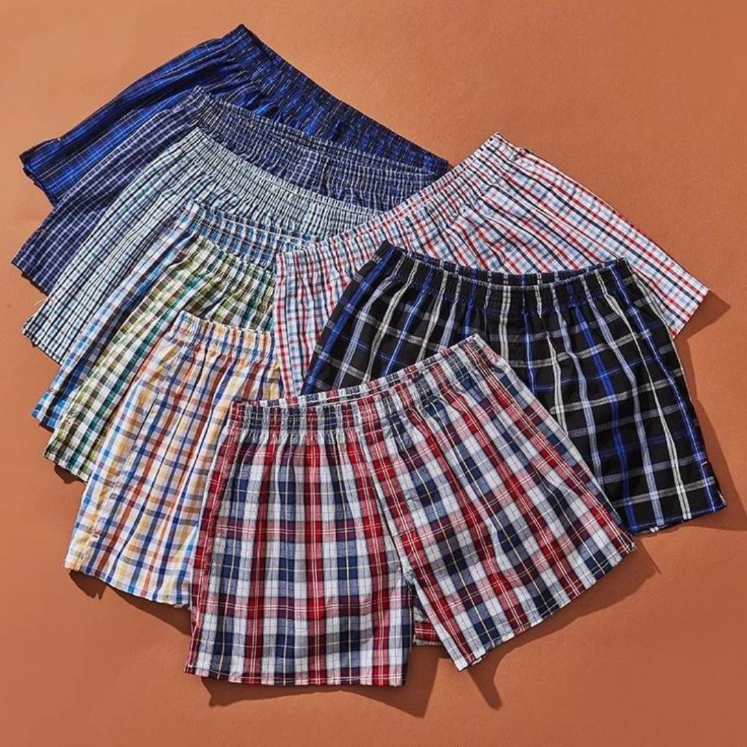 HIGH QUALITY BOXER BRIEFS PURE COTTON ALL SIZE PRINTED MEN BOXERS