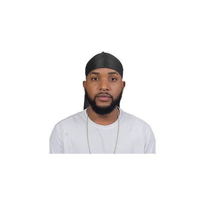 PROFESSIONALLY STITCHED DURAG Imported Super Fine Quality Unisex Men Women Silk Durag Doo Rag Long Tail Headwrap