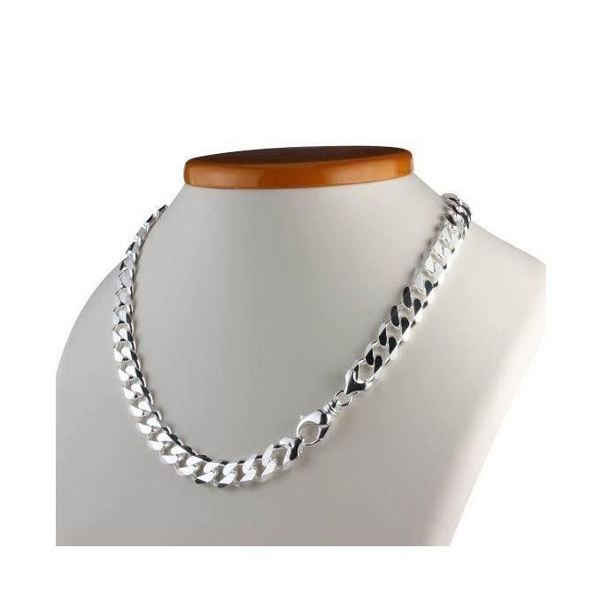 Chunky High Quality Silver Chain Necklace Fashionable Men Chain