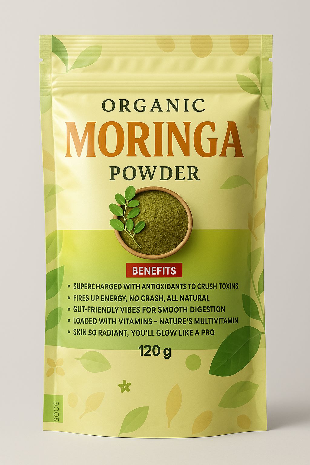 Moringa Organic Leaf Powder - 120grams