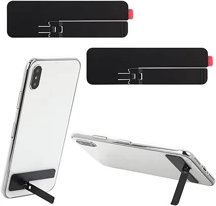 Sawa Ultra-Thin Invisible Phone Kickstand, Adjustable Vertical and Horizontal Placement Phone Stand Kickstand Phone case Metal Kick Stand Compatible with Any Cellphone