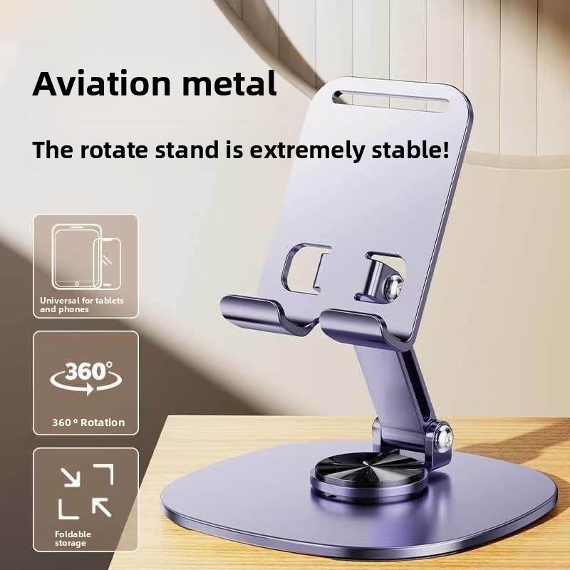 You deserve it ！   360° rotatable mobile phone stand foldable bracket multi-function stable mobile phone tablet metal stand