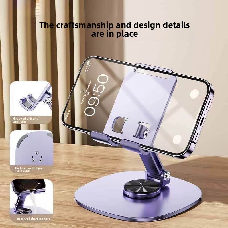 You deserve it ！   360° rotatable mobile phone stand foldable bracket multi-function stable mobile phone tablet metal stand