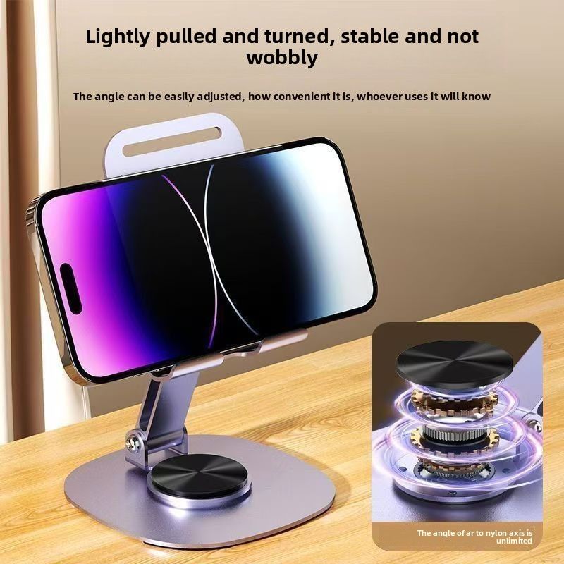 You deserve it ！   360° rotatable mobile phone stand foldable bracket multi-function stable mobile phone tablet metal stand