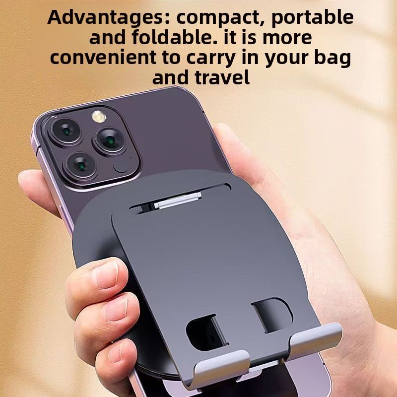 You deserve it ！   360° rotatable mobile phone stand foldable bracket multi-function stable mobile phone tablet metal stand