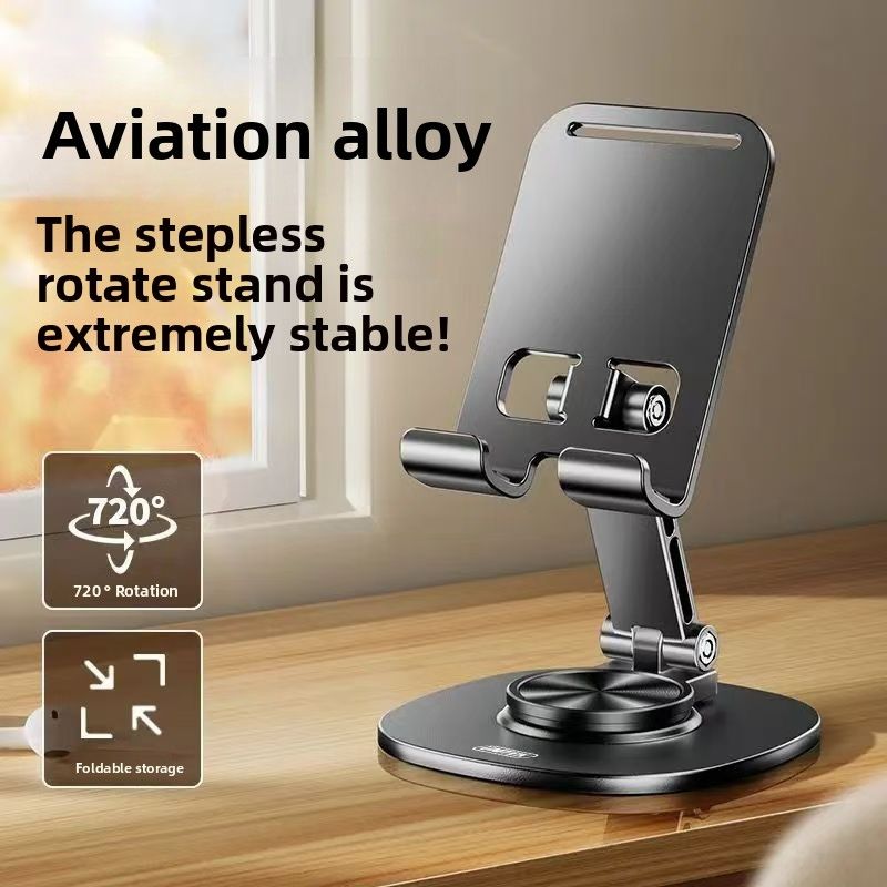 You deserve it ！   360° rotatable mobile phone stand foldable bracket multi-function stable mobile phone tablet metal stand