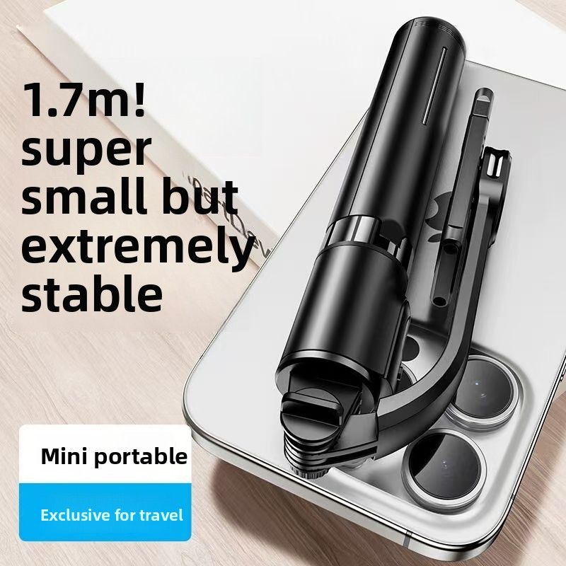 1.7m selfie stick tripod multi-function photography Bluetooth connection portable universal 360-degree mobile phone stand