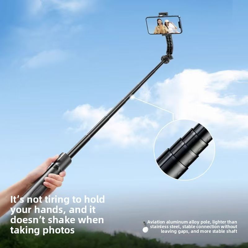1.7m selfie stick tripod multi-function photography Bluetooth connection portable universal 360-degree mobile phone stand