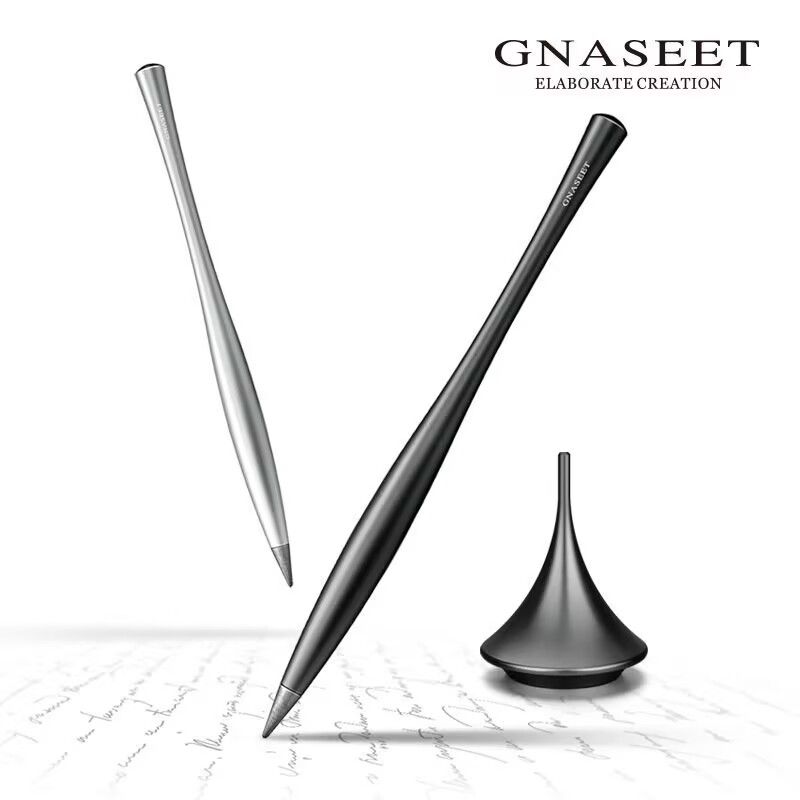 GNASEET Creative Eternal Pen Without Ink Metal High-end Signature Pen Business Engraving Gift