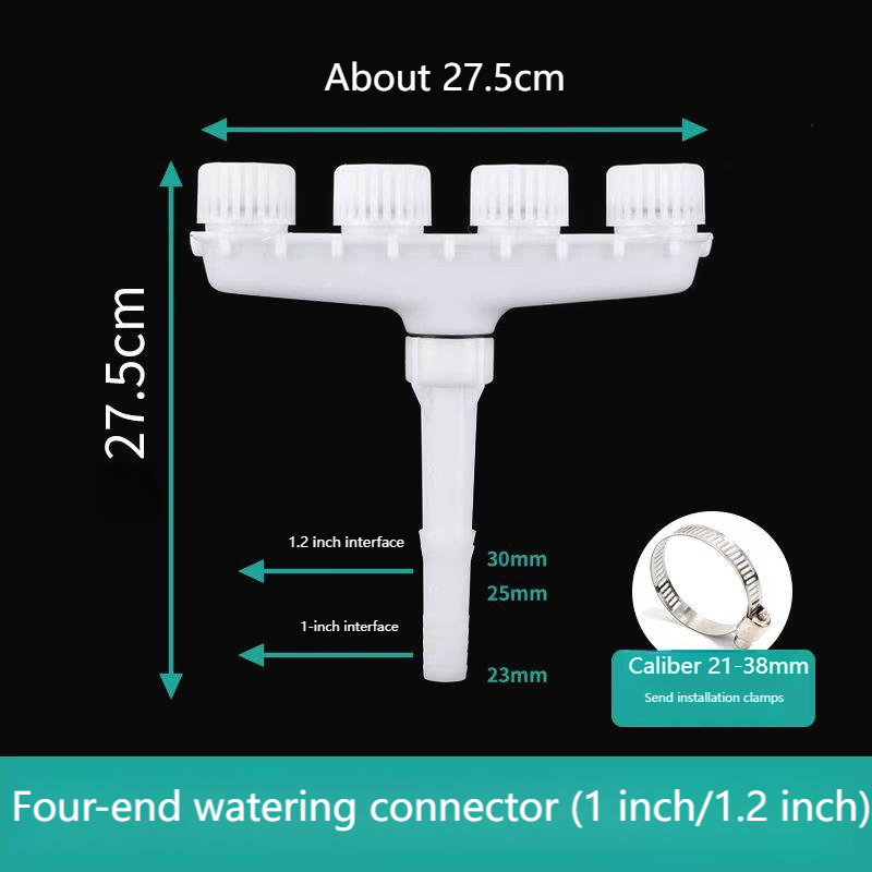 Large flow sprinkler watering gardening supplies agricultural farmland watering efficient irrigation universal atomizing sprinkler garden lawn sprinkler irrigation spray multi-hole multi-head lawn wat