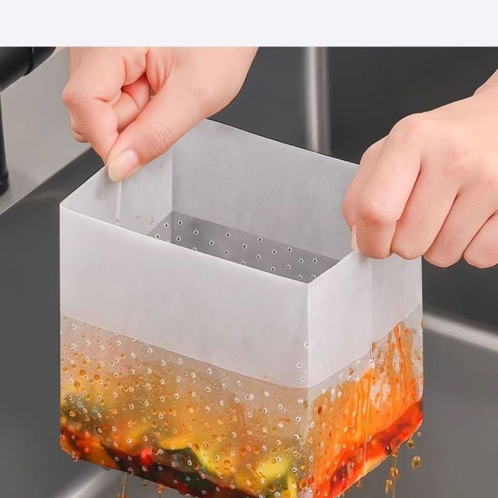 30 packs of self-standing garbage bags, drain bags, kitchen disposable sink filter bags, kitchen waste bags, dry and wet separation artifacts, anti-blocking, simple and convenient