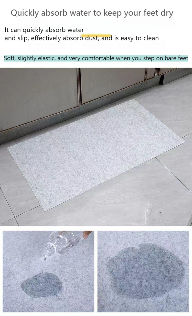 12pcs Kitchen floor mats, disposable, oil-proof and non-slip mats, monthly disposable floor mats, replaceable at any time Washable, oil-proof and dirt-resistant