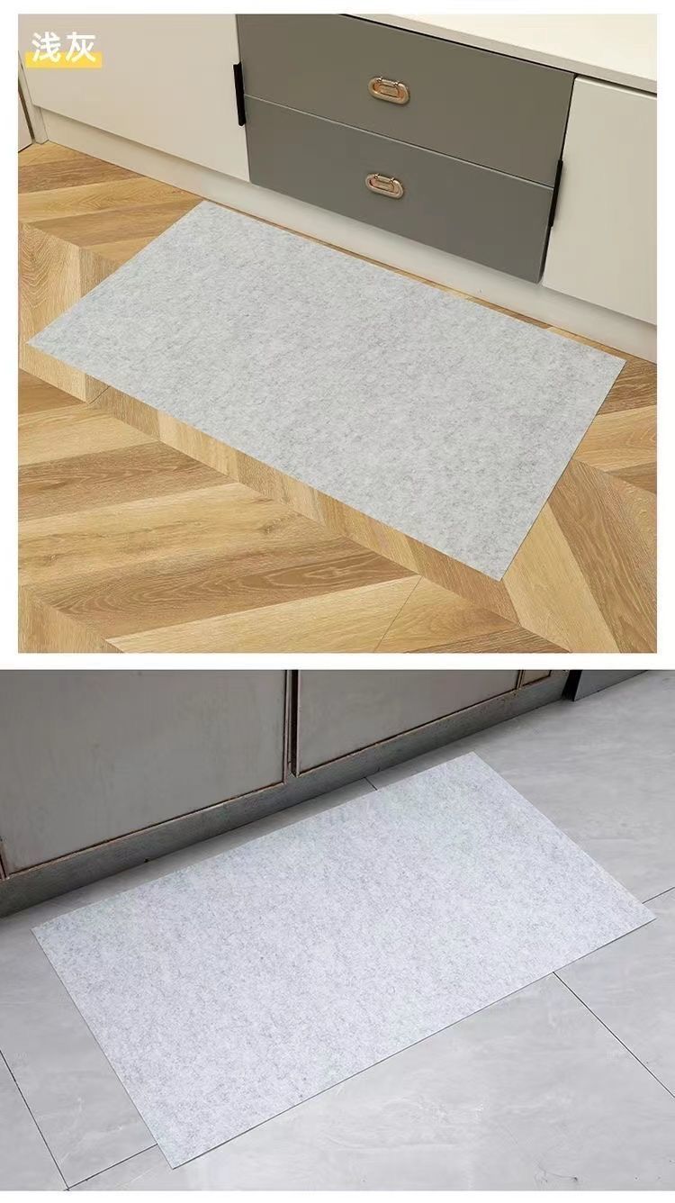 12pcs Kitchen floor mats, disposable, oil-proof and non-slip mats, monthly disposable floor mats, replaceable at any time Washable, oil-proof and dirt-resistant