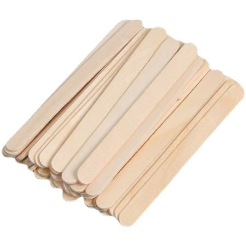 Ice cream stick  Popsicle sticks food grade special ice cream popsicle mold wooden round stick for homemade ice cream or DIY handmade