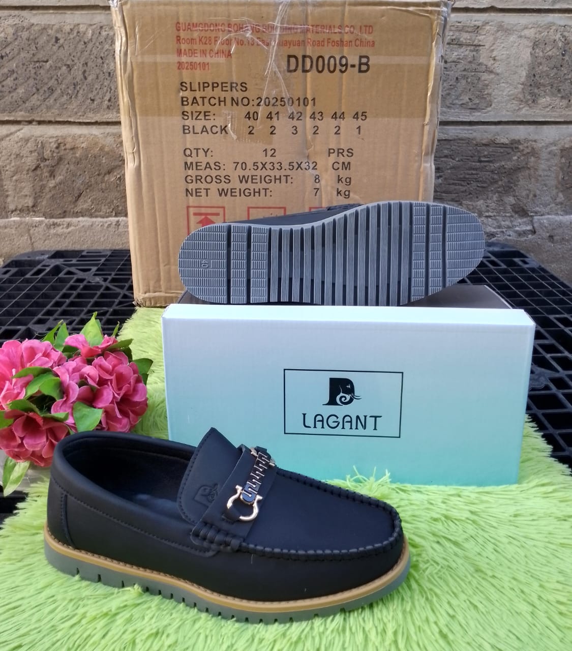 Men’s loafers in rich Classic Black brown with sleek finish, soft insole, and easy slip-on design. Comfortable and stylish for office, smart casual, or daily wear. Sizes 40–45.