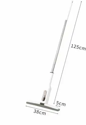 Magic Cotton Hand-Washed Floor Mop – Telescopic Stainless Steel, Self-Wringing Flat Mop