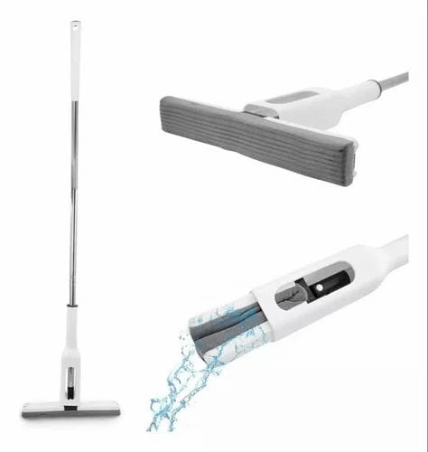 Magic Cotton Hand-Washed Floor Mop – Telescopic Stainless Steel, Self-Wringing Flat Mop