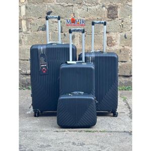 Fashion 4 IN 1 UNBREAKBLE LAXURIOUS RUBBER SUITCASE BRIEFCASE TRAVEL BAG