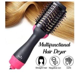 1200W Hair Dryer Hot Air Brush Styler and Volumizer Hair Sightener Curler Comb Roller One Step Electric Ion Blow Dryer Brush