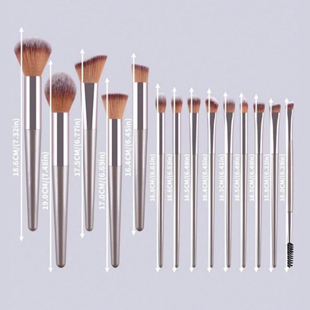Face Brushes- set of 15