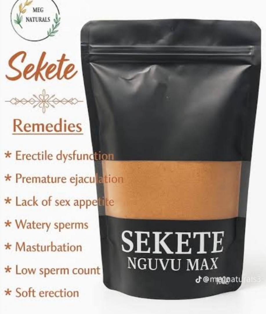 Sekete Nguvu Max Herbal Powder – Boosts Stamina, Improves Performance, Increases Libido, Enhances Erection Strength, Fertility & Energy – 100% Natural Power Supplement