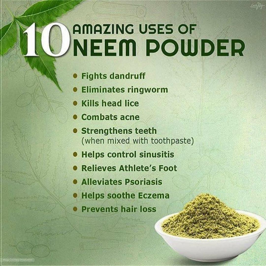 Neem Herbal Powder – 100% Pure Natural Azadirachta Indica Leaf Powder for Skin Care, Hair Care & Internal Wellness Support, Multipurpose Herbal Supplement
