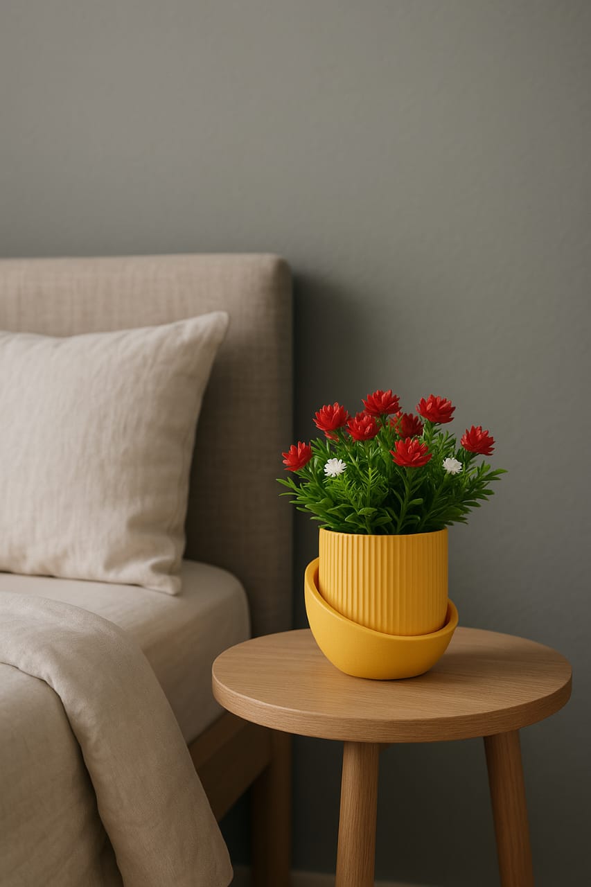 EcoBloom Flower Vase – 3D Printed from Recycled Plastic