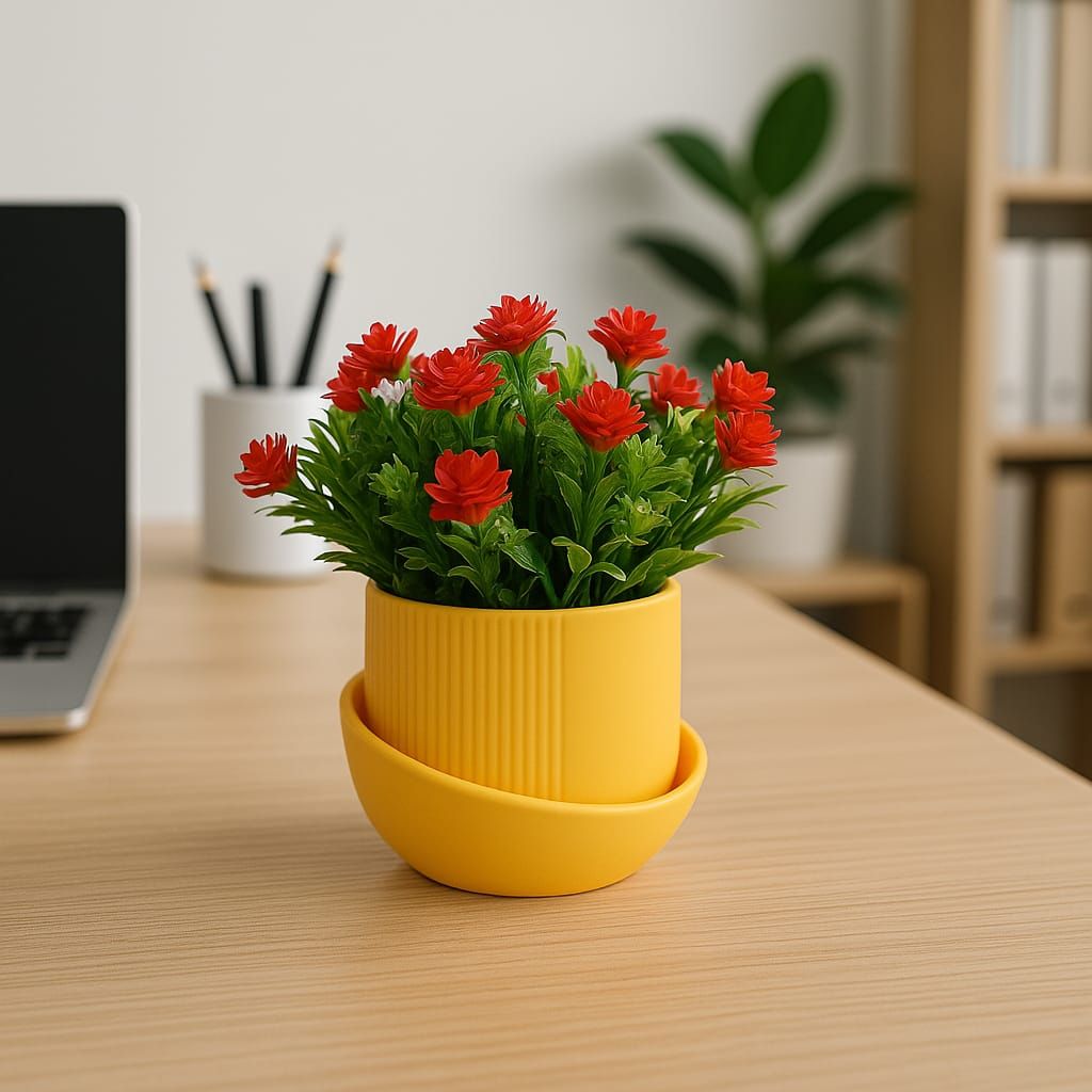 EcoBloom Flower Vase – 3D Printed from Recycled Plastic