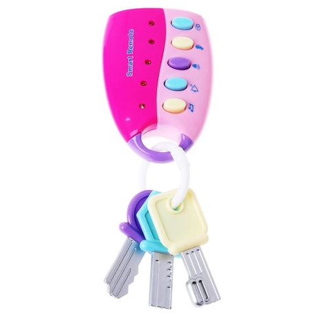 Skylety Musical Smart Remote Car Key Toy with Sound and Lights Fun and Educational Musical Toys for Travel Play