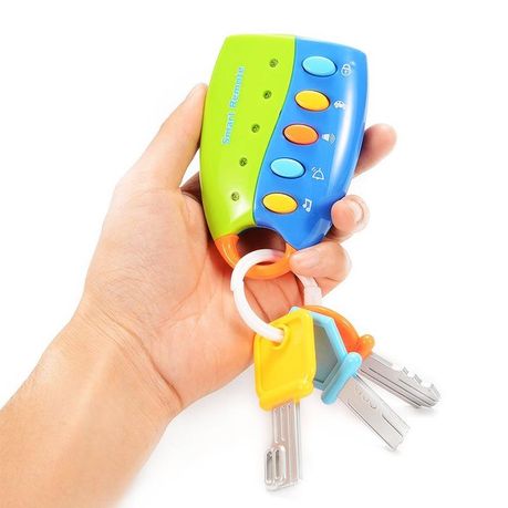 Skylety Musical Smart Remote Car Key Toy with Sound and Lights Fun and Educational Musical Toys for Travel Play