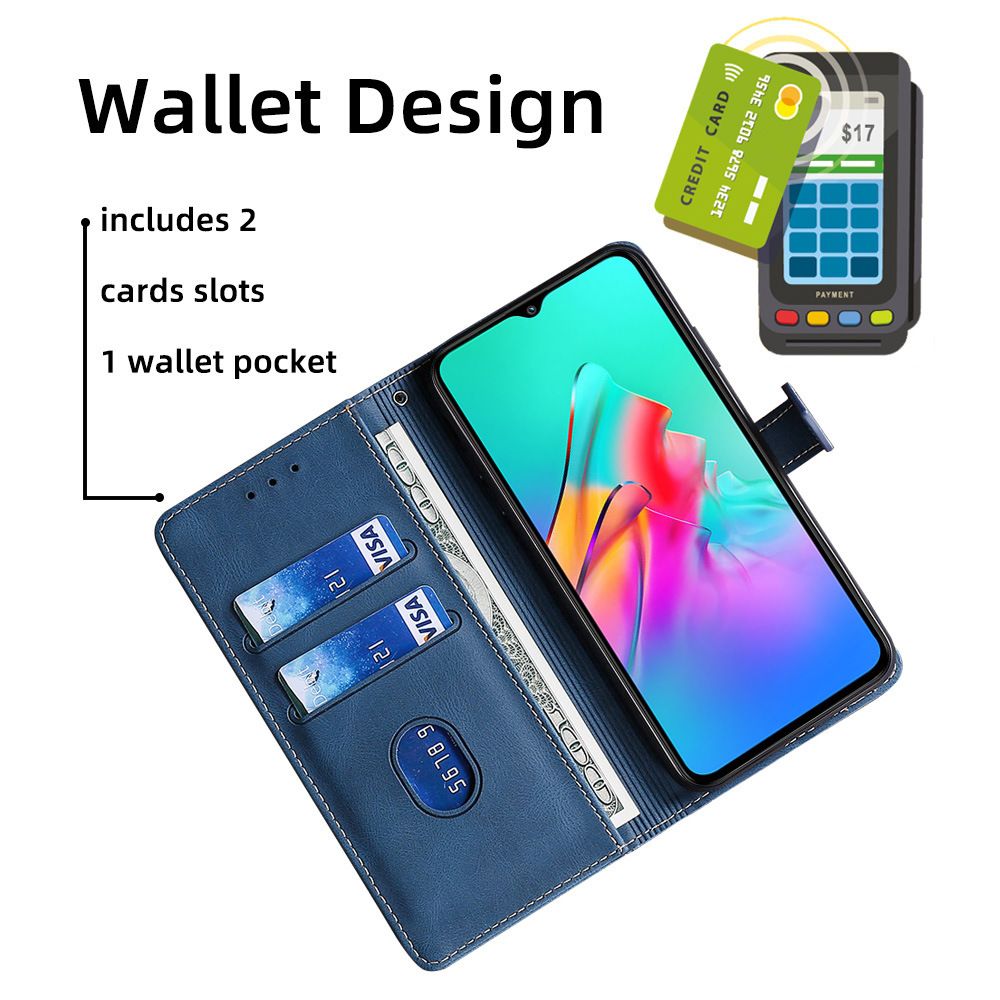 Infinix Hot 50 Case,Leather Magnetic Closure Wallet Phone Case Cover for Infinix Hot 50/ Hot 50 Pro/ Hot 50 Pro Plus/Tecno Camon 30s Pro 4G/Tecno Spark 30C 4G