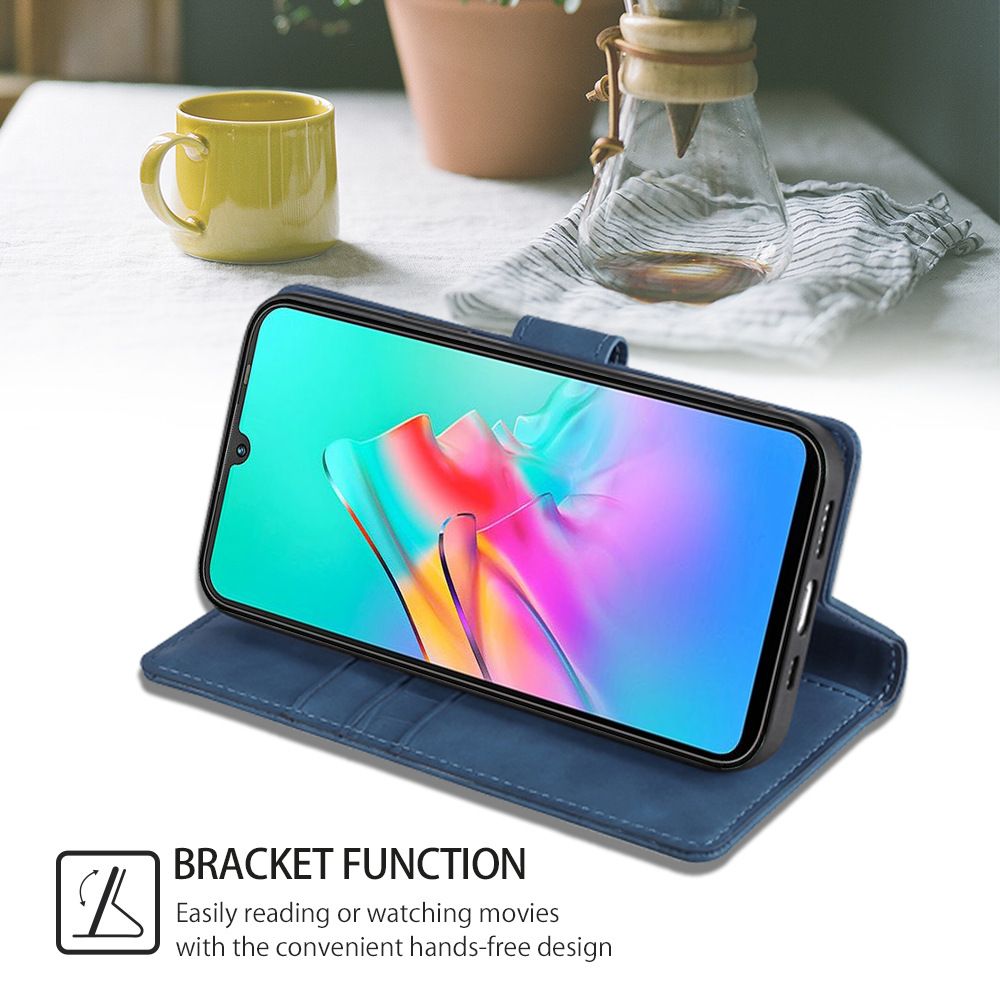 Infinix Hot 50 Leather Case,Wallet Phone Case Cover Flip Folio with Magnetic Closure for Infinix Hot 50/ Hot 50 Pro/ Hot 50 Pro Plus/Tecno Camon 30s Pro 4G/Tecno Spark 30C 4G