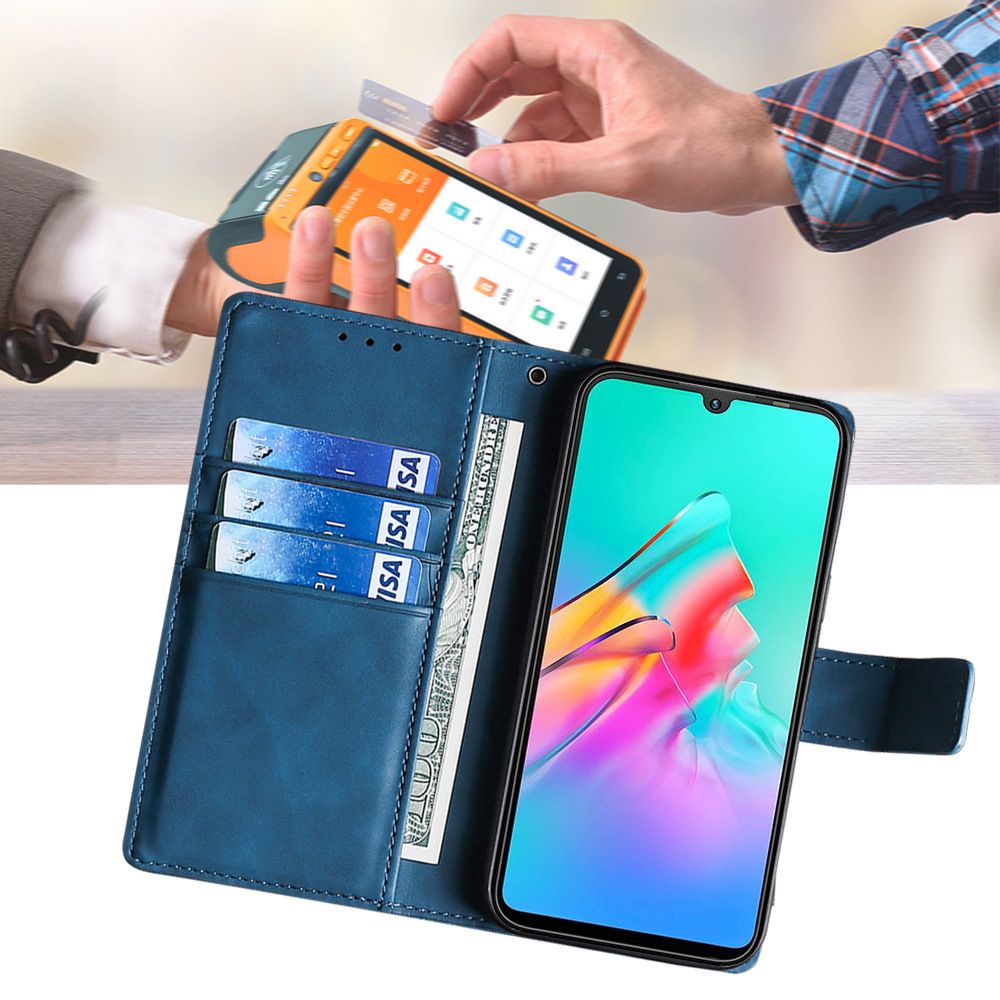 Infinix Hot 50 Leather Case,Wallet Phone Case Cover Flip Folio with Magnetic Closure for Infinix Hot 50/ Hot 50 Pro/ Hot 50 Pro Plus/Tecno Camon 30s Pro 4G/Tecno Spark 30C 4G