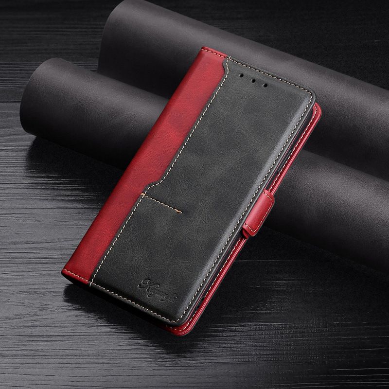 Infinix Hot 50 Case,PU Leather Wallet Spliced Color Phone Case Cover for Infinix Hot 50/ Hot 50 Pro/ Hot 50 Pro Plus/Tecno Camon 30s Pro 4G/Tecno Spark 30C 4G