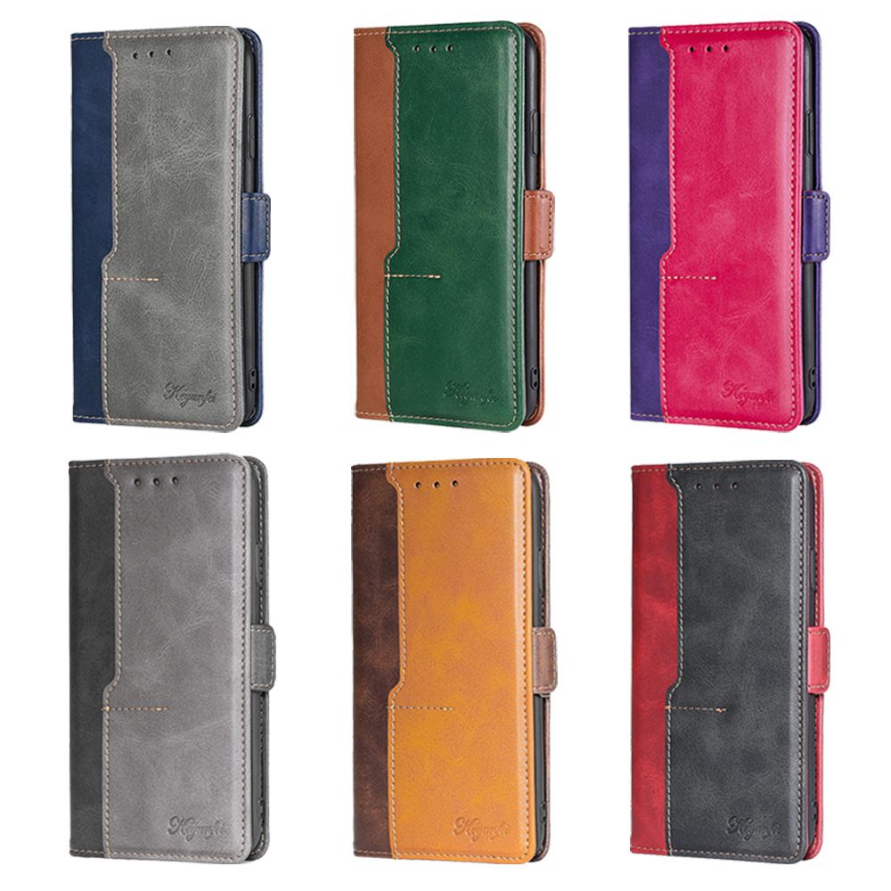 Infinix Hot 50 Case,PU Leather Wallet Spliced Color Phone Case Cover for Infinix Hot 50/ Hot 50 Pro/ Hot 50 Pro Plus/Tecno Camon 30s Pro 4G/Tecno Spark 30C 4G