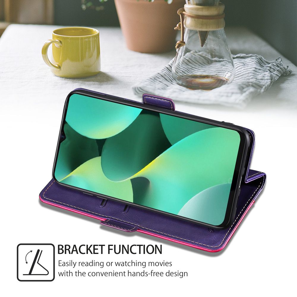 Infinix Hot 50 Case,PU Leather Wallet Spliced Color Phone Case Cover for Infinix Hot 50/ Hot 50 Pro/ Hot 50 Pro Plus/Tecno Camon 30s Pro 4G/Tecno Spark 30C 4G