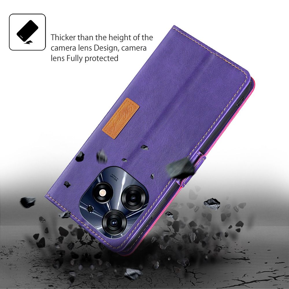 Infinix Hot 50 Case,PU Leather Wallet Spliced Color Phone Case Cover for Infinix Hot 50/ Hot 50 Pro/ Hot 50 Pro Plus/Tecno Camon 30s Pro 4G/Tecno Spark 30C 4G