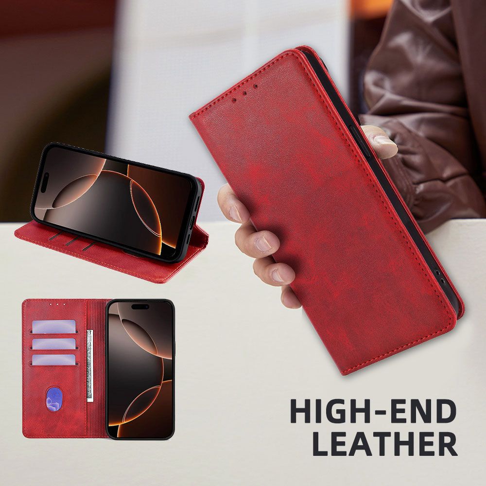 Infinix Hot 50 Leather Case,Leather Magnetic Closure Shockproof Phone Case Cover for Infinix Hot 50/ Hot 50 Pro/ Hot 50 Pro Plus/Tecno Camon 30s Pro 4G/Tecno Spark 30C 4G