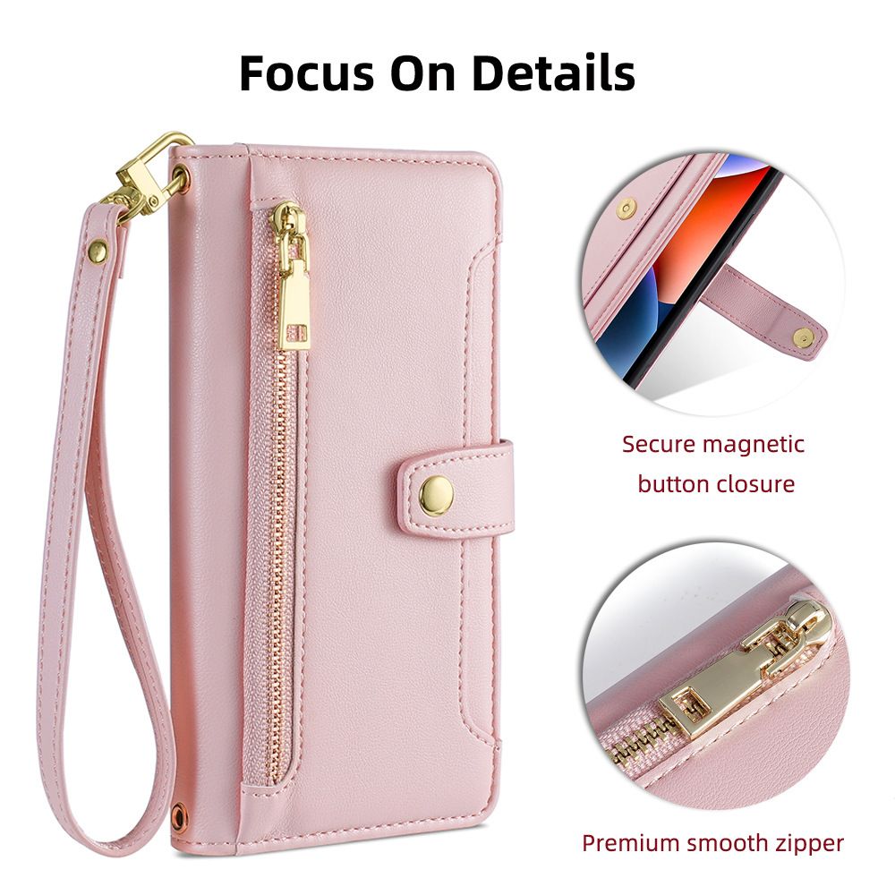 Infinix Note 40 Pro Wallet Leather case,Flip Folio Book PU Leather Phone case Shockproof Cover with Zipper Credit Card Holder for Infinix Note 40 Pro