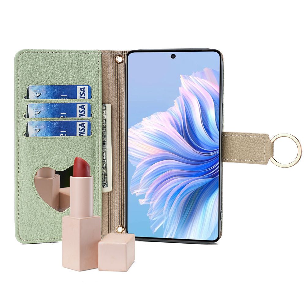 Infinix Note 40 Wallet Case,Leather Crossbody Zipper Folio Flip Kickstand Protective Shockproof Cover for Infinix Note 40