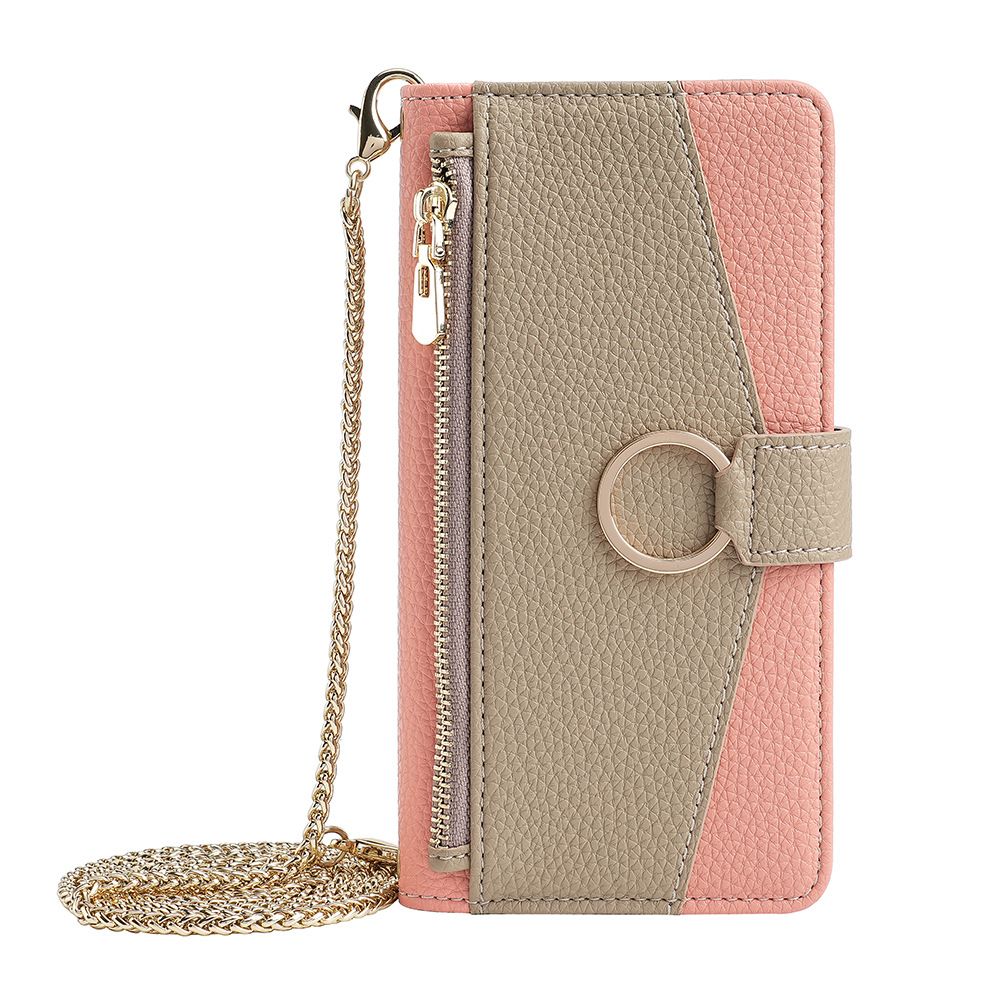 Infinix Note 40 Wallet Case,Leather Crossbody Zipper Folio Flip Kickstand Protective Shockproof Cover for Infinix Note 40